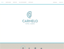 Tablet Screenshot of hotelcasinocarmelo.com